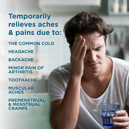 Basic Care Ibuprofen Tablets - Pain Relief & Fever Reducer | 500 Count