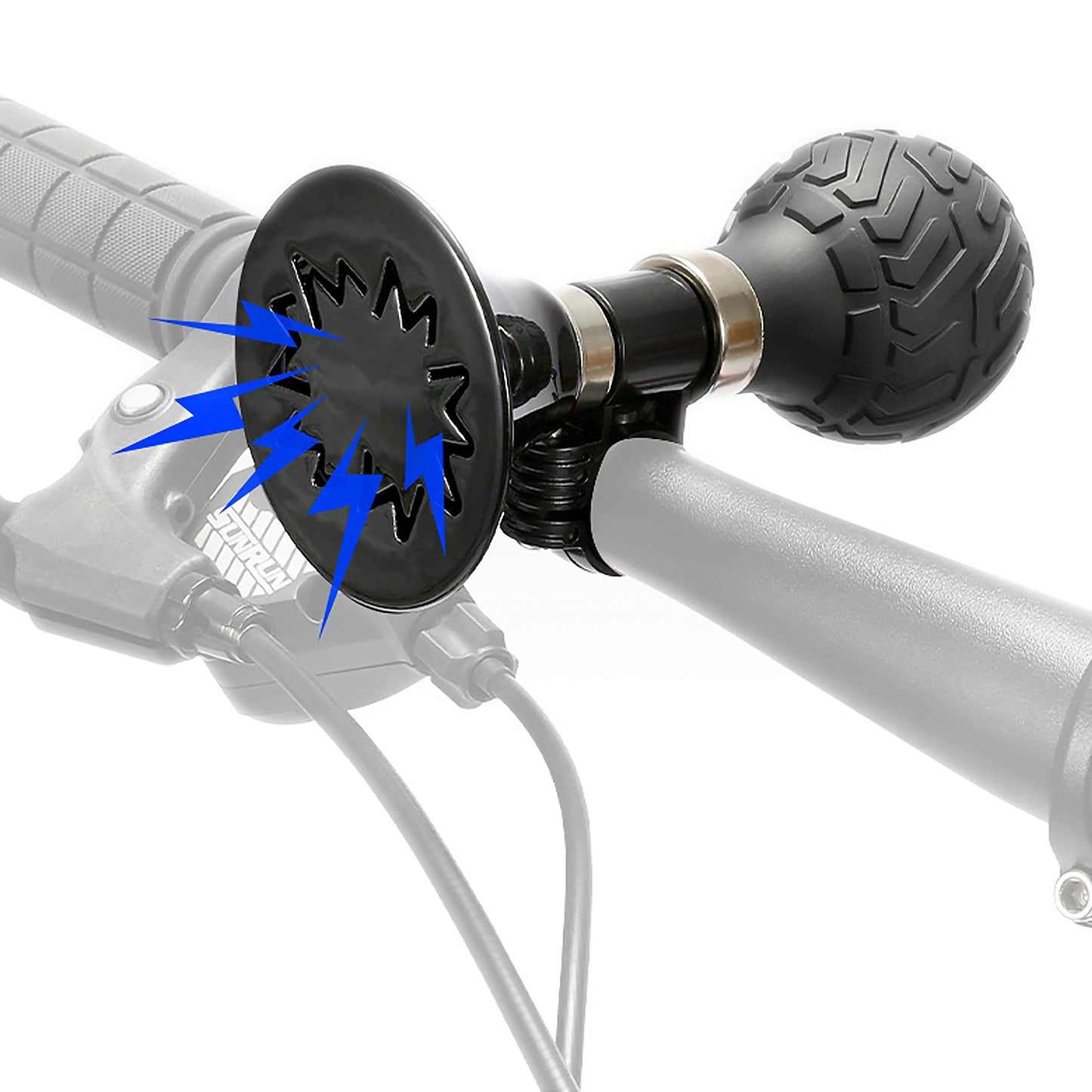 KEWAYO 120dB Bike Horn - Loud Metal Bicycle Bell for Road, MTB, Cruiser & Folding Bikes