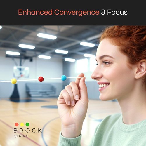 Brock String - Vision Convergence Insufficiency Training Tool for Eye Muscle Strengthening & Focus Exercise