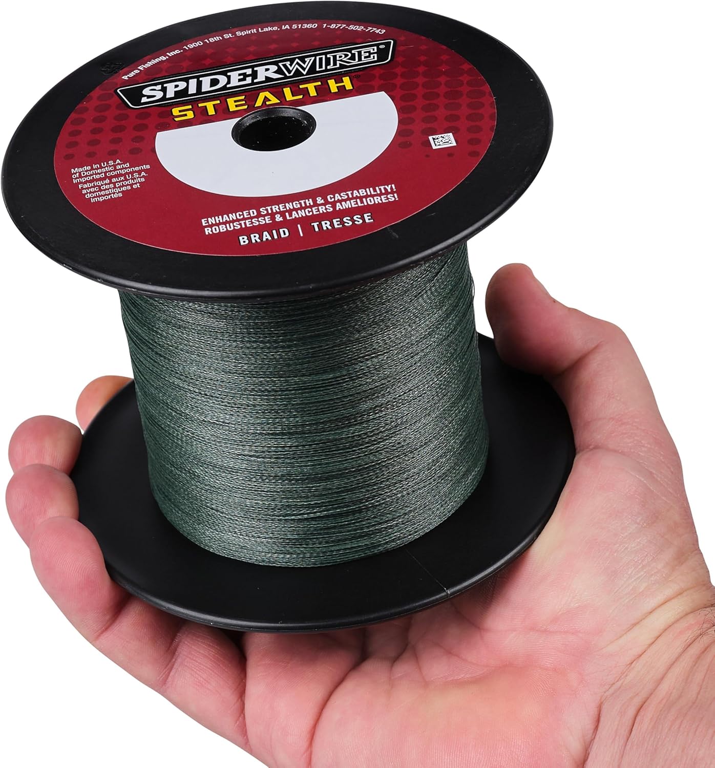 SpiderWire Stealth Braid Fishing Line - Durable, High-Performance Fishing Line | 150 Yards, Green