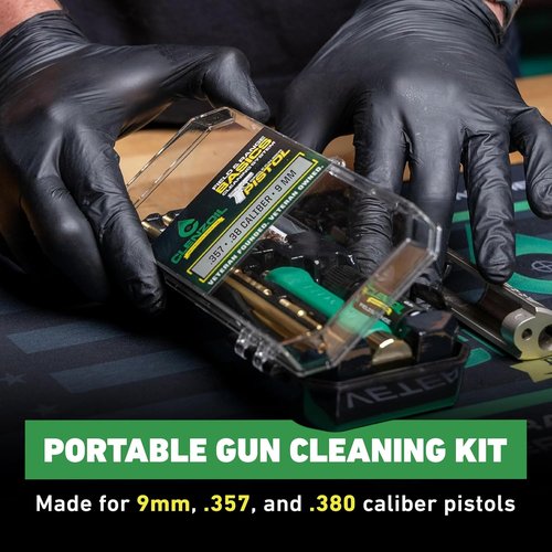 CLENZOIL Pistol Cleaning Kit - Complete Handgun Care Set for Field & Range Use