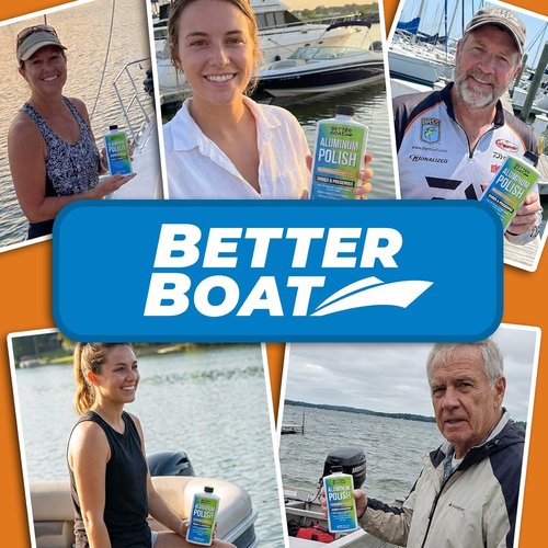Marine Aluminum Polish - Restore & Brighten Your Boat, Pontoon, or Canoe | Metal Protectant Treatment