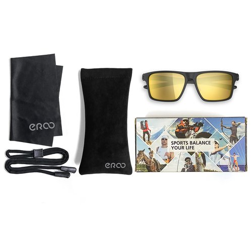 EAZYRUN ER00 P1A HD Polarized Sunglasses for Women & Men, for Running Cycling Fishing Driving Hiking and Outdoors