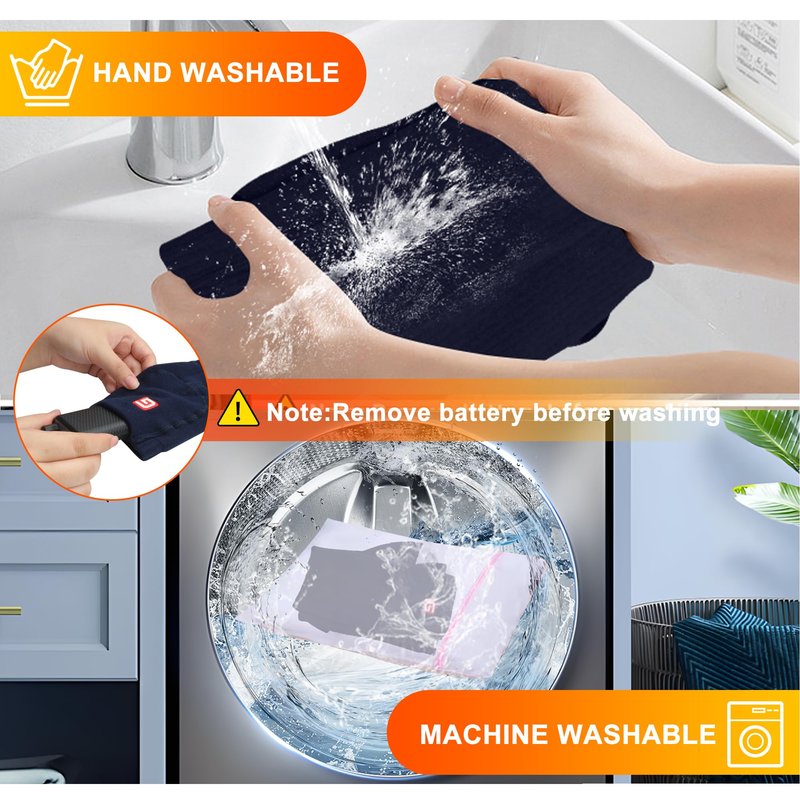 CODSOK Heated Socks Rechargeable Electric 3.7V 4000mAh Winter Navy Socks Cold Foot Warmers for Cycling Skiing Fishing Dog Walking Hiking Camping
