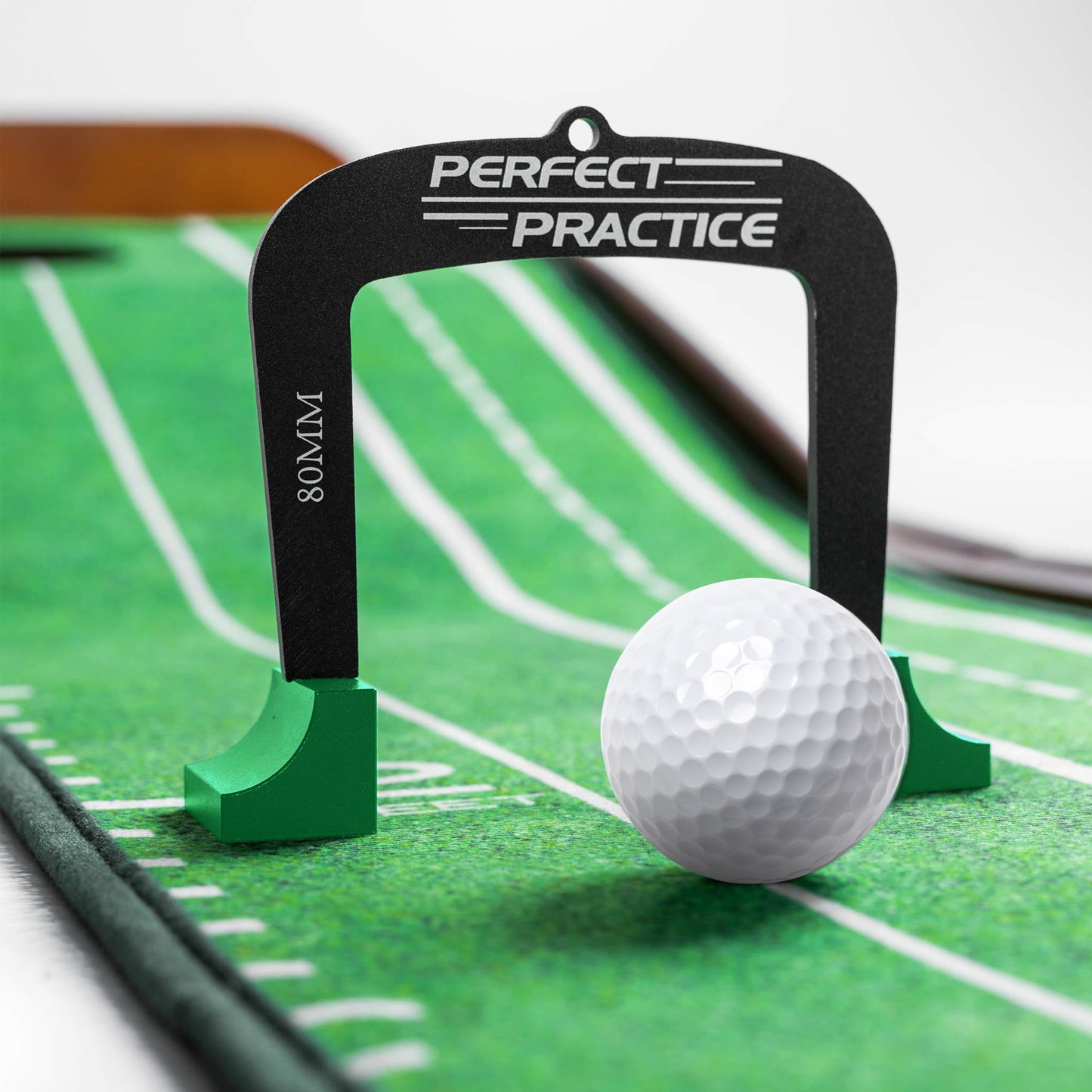 Perfect Practice Putting Gates (3-Pack) – Golf Putting Aid with Three Sizes to Improve Stroke – Detachable Legs, Carrying Case, for Indoor & Outdoor Practice - Golfing Gifts for Men