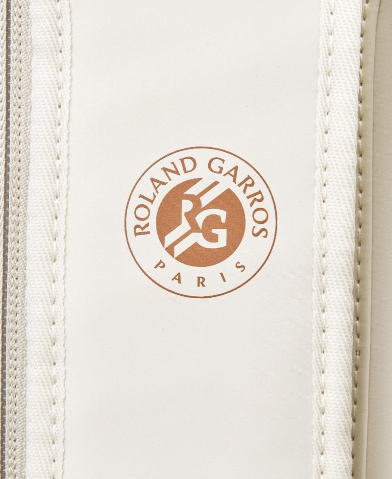 WILSON Roland-Garros 2025 Super Tour Tennis Racket Bag - Cream/Clay, Holds up to 9 Rackets