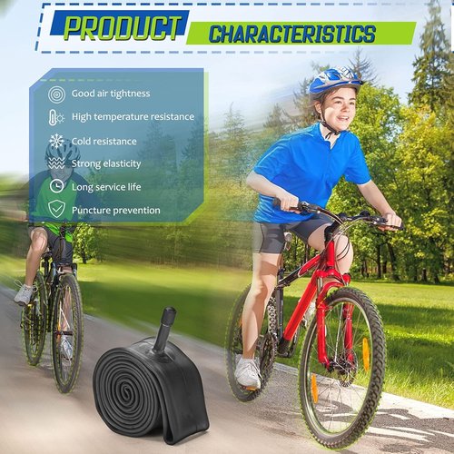 Hydencamm Bicycle Tube Set - 26" & 22" Butyl Rubber with 32mm Schrader Valve & Tire Levers