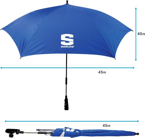 Franklin Sports Umbrella | All Position SidelineBrella with UPF 50+ Sun Protection