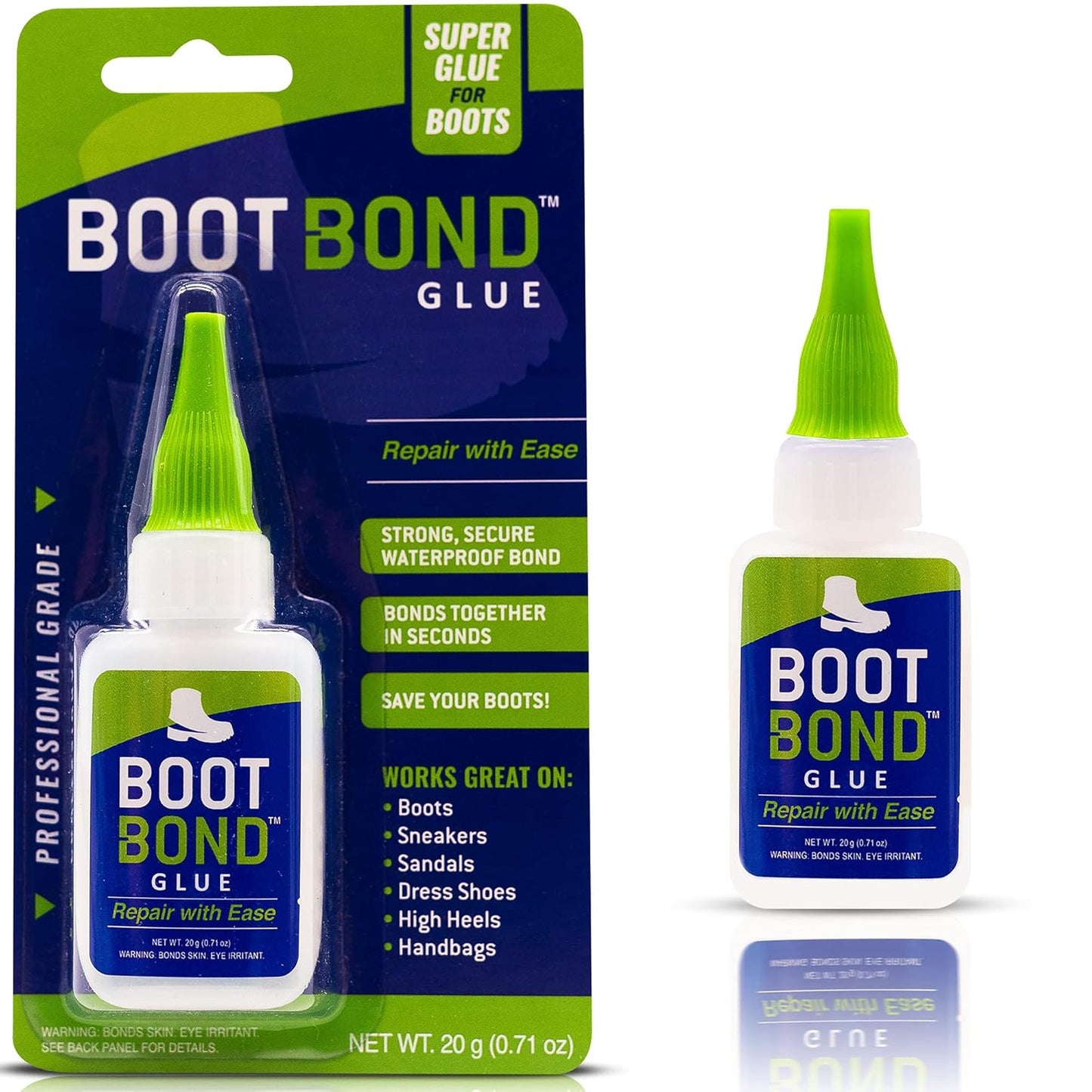 Skiennix Boot Glue - Quick Dry Waterproof Repair Formula for Sneakers & Thick Sole Boots - Flexible Seal