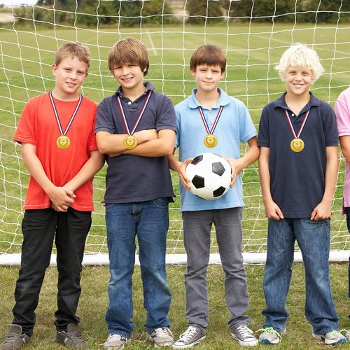 Hicarer Gold Medals - 30 Pieces 2.36 Inch Plastic Awards for Sports, Soccer, and Gymnastics