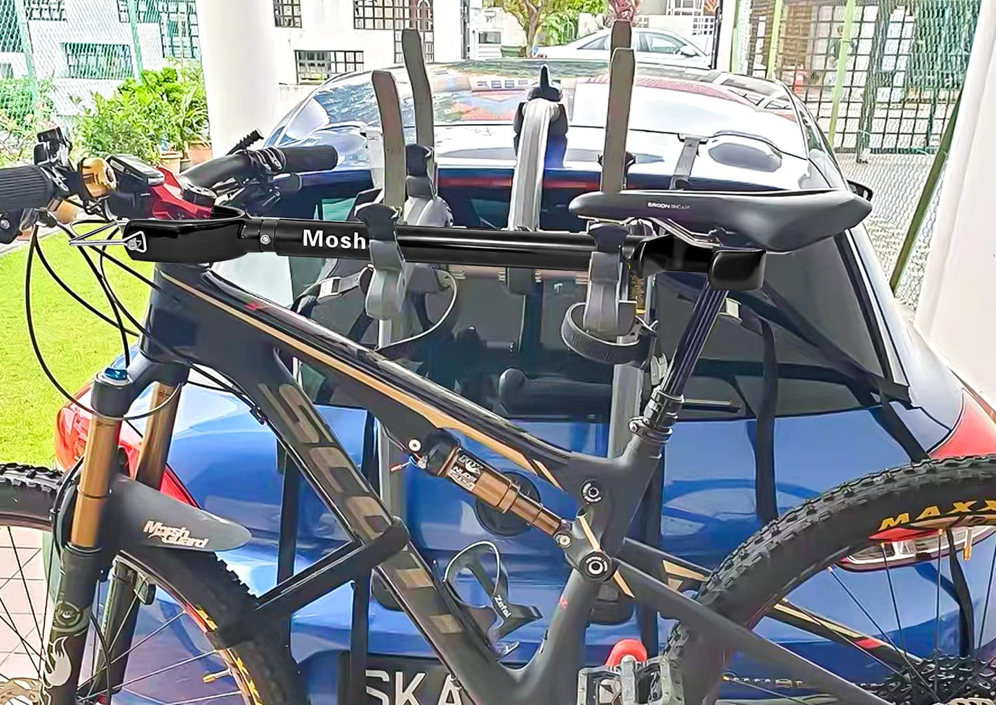 MOSHAY Crossbar for Transport on Step-Through Style Bikes