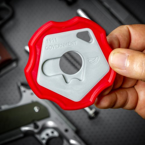 Real Avid 1911 Smart Wrench – Easy Barrel Bushing Removal with Spring Retention and Non‑Marring Resin for 1911 Government and Officer Models