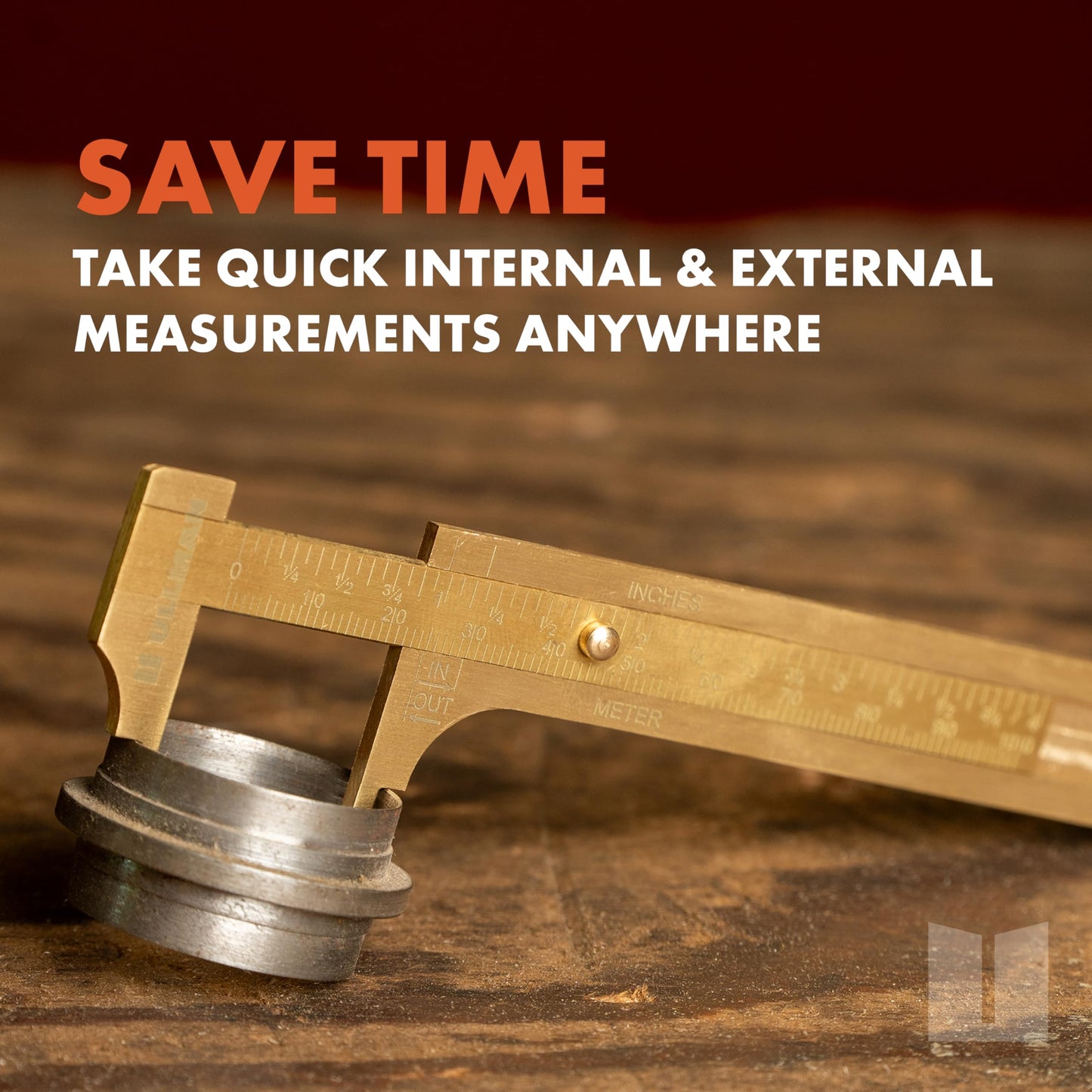 Ullman Devices Corp - Sliding Brass Caliper