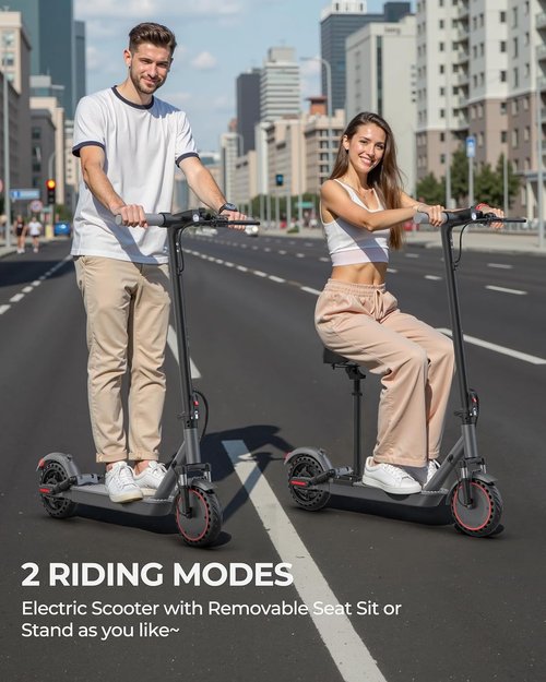 Joyhis Electric Scooter for Adults - Fast 19/22MPH Speed, 15/22 Mile Range, 8.5"/10" Tires | Folding Commuter with Dual Suspension & App Control