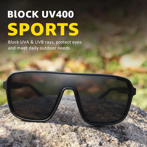 Chicid Oversized Sunglasses for Men Women Sports Driving Fishing Glasses UV400 Protection