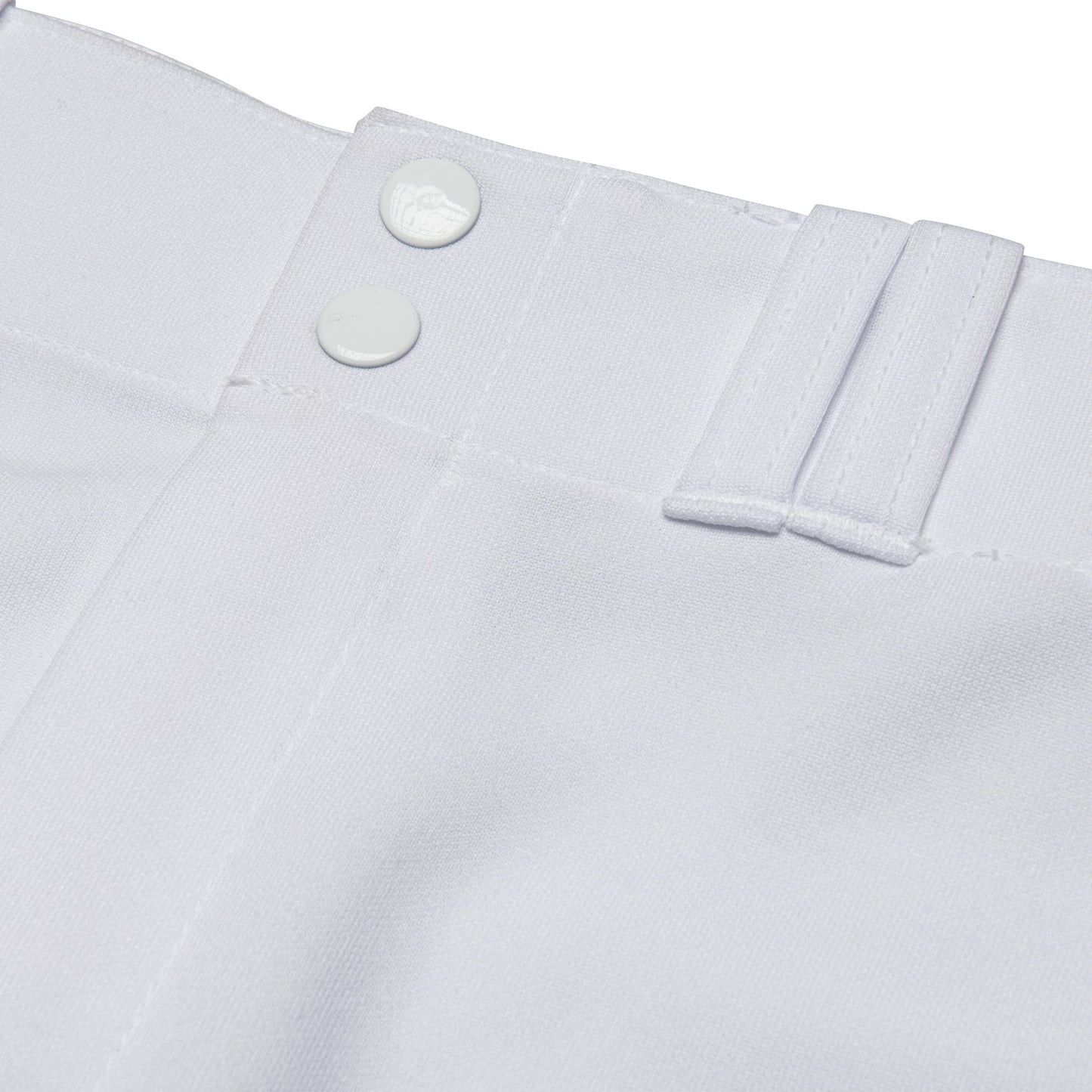 CHAMPRO boys Youth MVP Open Bottom Relaxed Fit Baseball Pant, White, X-Small