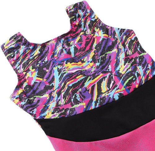 HOZIY Leotards for Girls Gymnastics Kids Children Biketard Snowflake Ribbon Blue Purple Hot Pink Sparkle