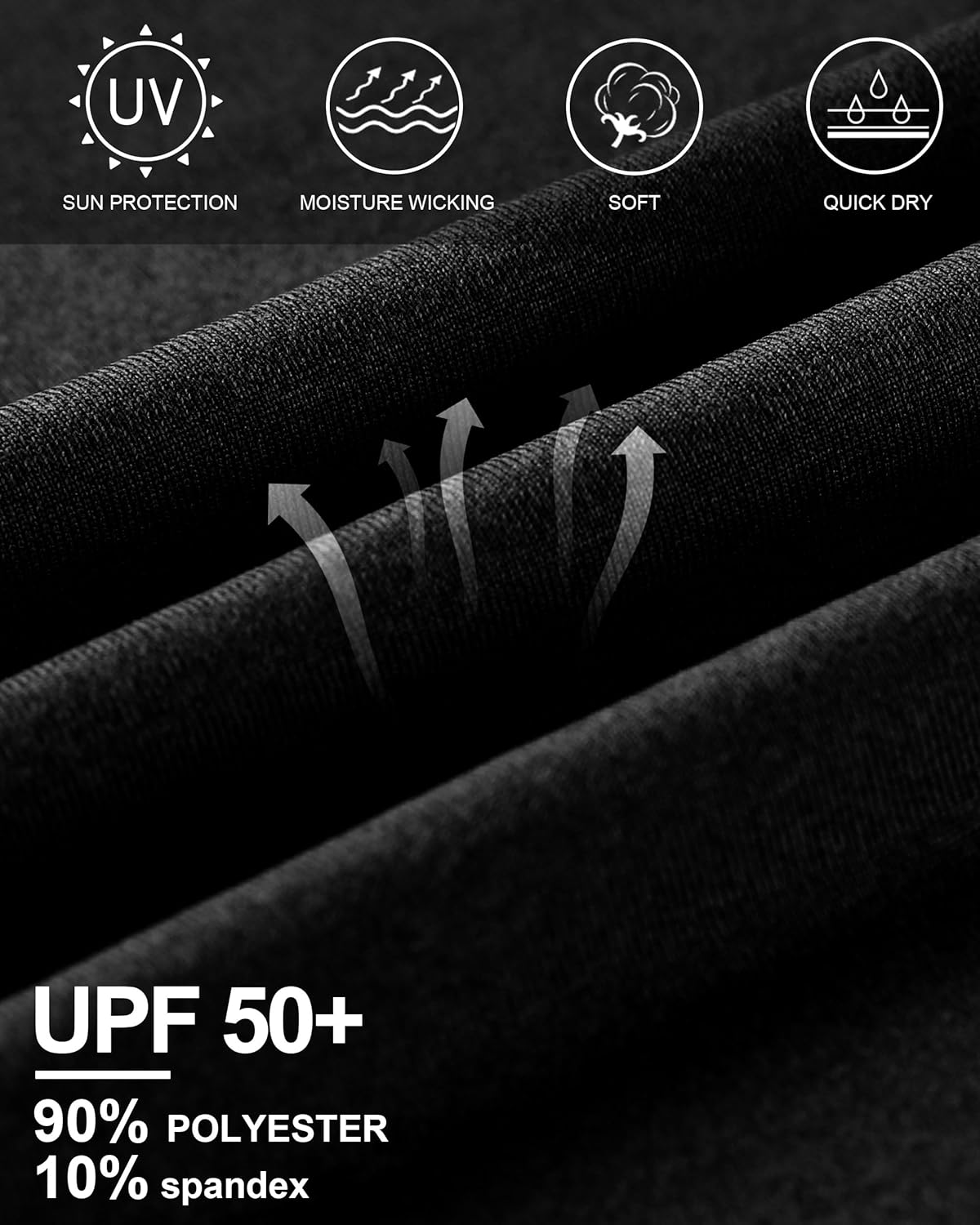 Roadbox UPF 50+ Sun Shirt for Men - UV Protection Long Sleeve Quick Dry Rash Guard | Ideal for Fishing & Hiking