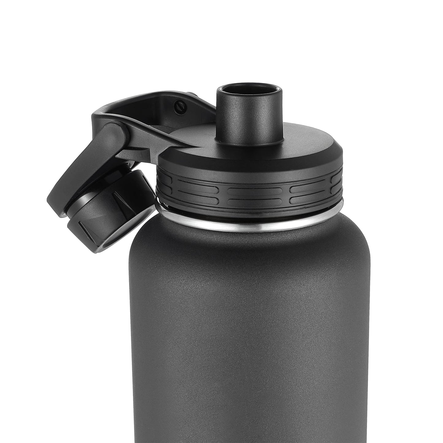 Phantom Pickleball Stainless Steel Water Bottle – Double Wall Insulation 40 Oz Water Bottles – Leakproof Water Jug with Spout with Twist Cap – Ideal Sports Bottle for Training, Hydration