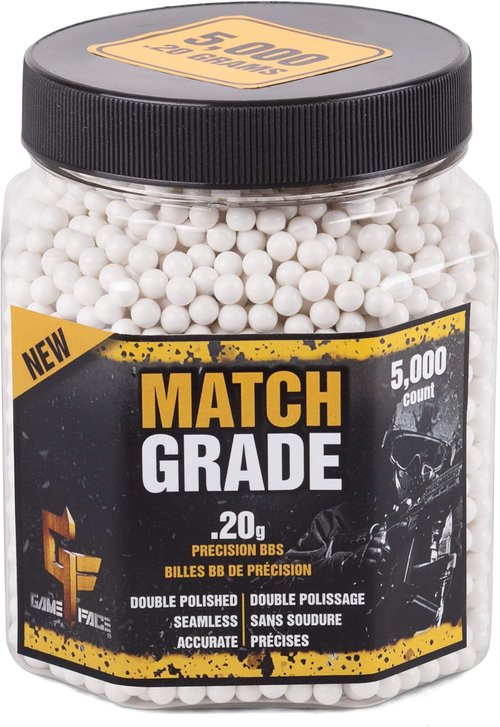 Game Face 6mm Match Pellets - Precision Accuracy for Target Shooting | 20GPW5J