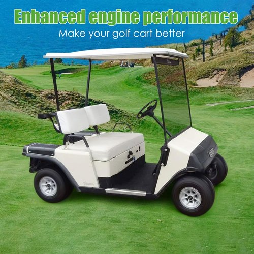 10L0L Golf Cart Piston & Gasket & Piston Rings Kit Compatible with EZGO 2 Cycle 1989-1993 Gas Golf Cart Model, Standard Bore 3PG OEM# 24624-G1 26519-G03