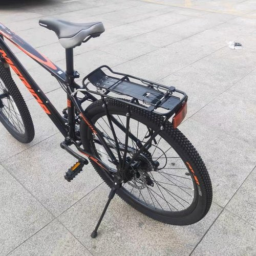 Aluminum Alloy Bicycle Rear Rack, Adjustable Bike Cargo Racks with Reflector, Maximum Load 220lbs