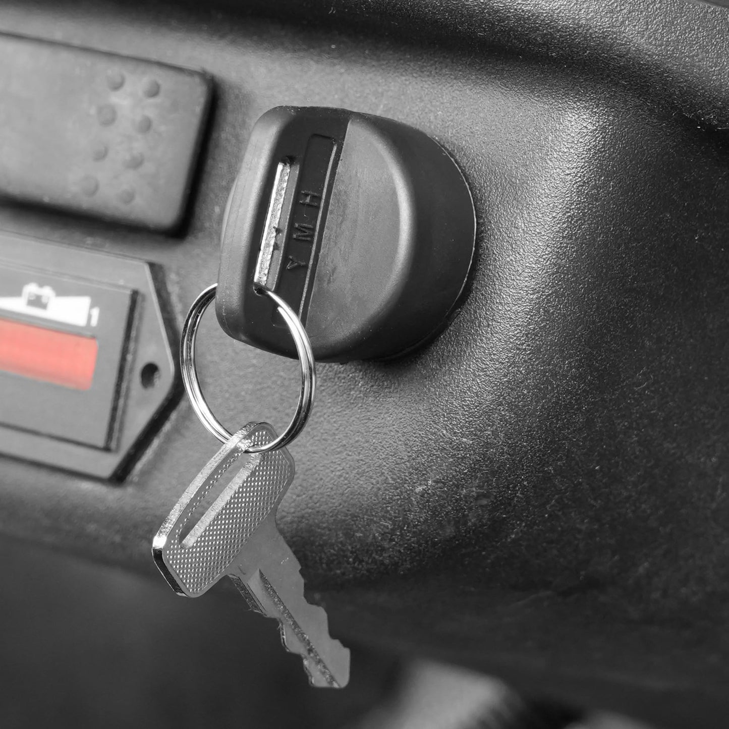 10L0L Golf Cart Ignition Key Switch Assembly for Yamaha G22 2005-2007 & G29 2007-2016 & Drive 2 2007-up Electric & Gas Golf Cart,OEM JW1-H2510-00 JU2-H2510-20 JU2-H2510-10