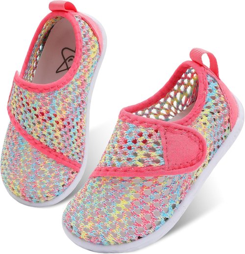 LeIsfIt Toddler Water Shoes - Breathable Quick-Dry Aqua Socks for Kids | Perfect for Beach & Pool Fun
