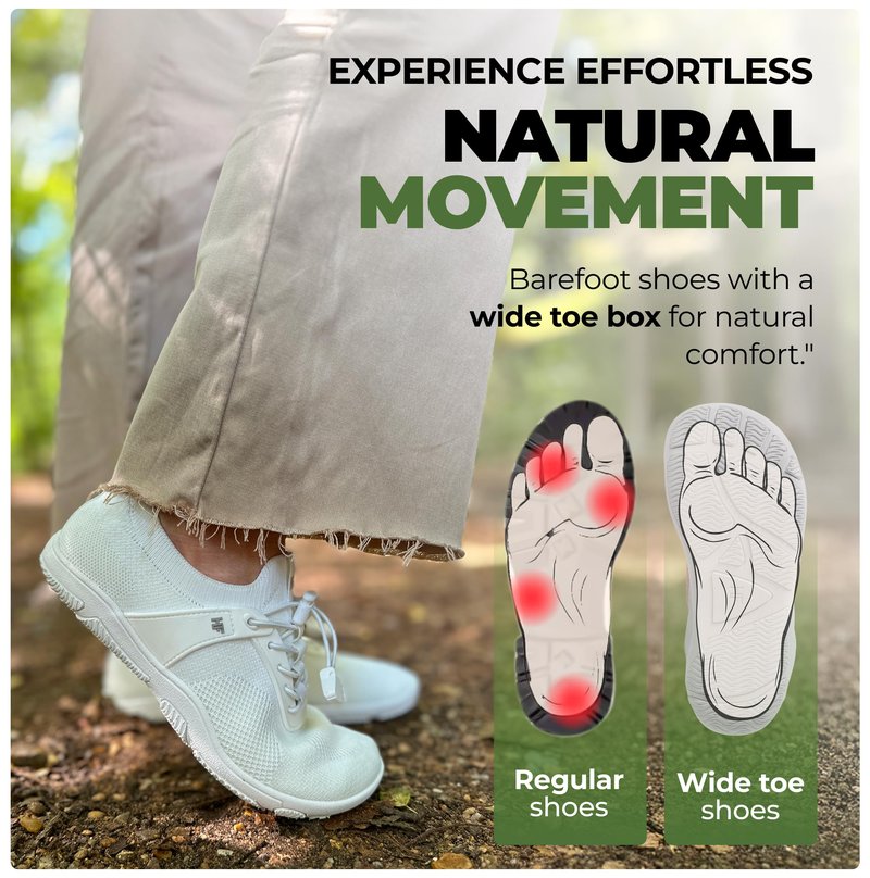 Hike Footwear Theora Pro - Ergonomic Supportive & Non-Slip Barefoot Shoes, Zero Drop Minimalist Trail Running Boots with Arch Support & Wide Toe Box, Unisex