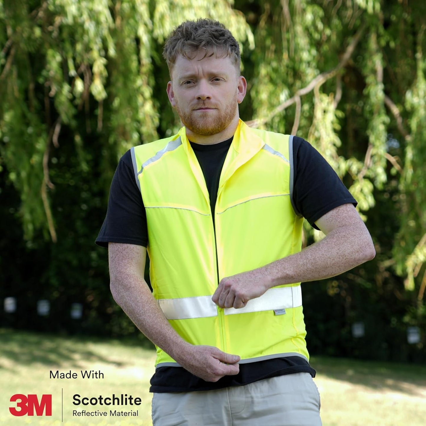 Salzmann High Visibility Cycling Vest - Reflective Gilet with 3M Scotchlite for Safety