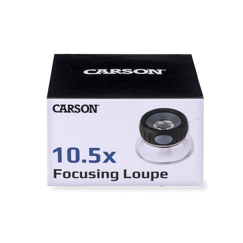 Carson LumiLoupe Plus 10.5x Power Focusable Stand Loupe Magnifier (LO-10)