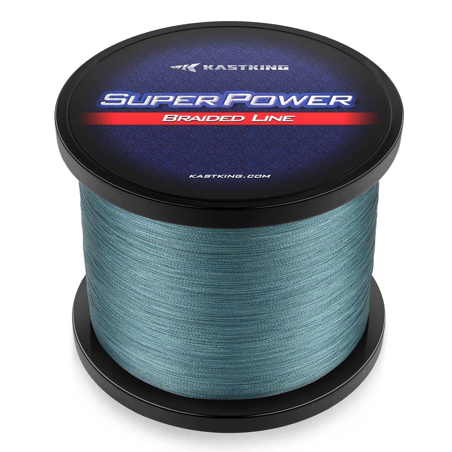 KastKing Superpower Braided Fishing Line,Low-Vis Gray,6 LB,327 Yds