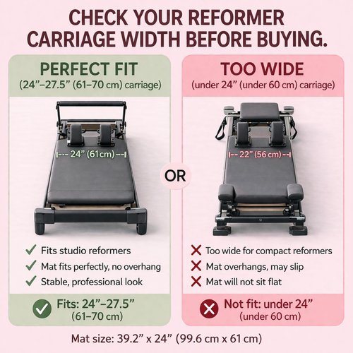 Atellya Pilates Reformer Mat With Grip Socks Women And Mesh Bag Bundle, Cover For Reformer, Non Slip Reformer Towel, Workout Mat For Yoga Socks With Grips Non Slip Pilates Mat (Pink)