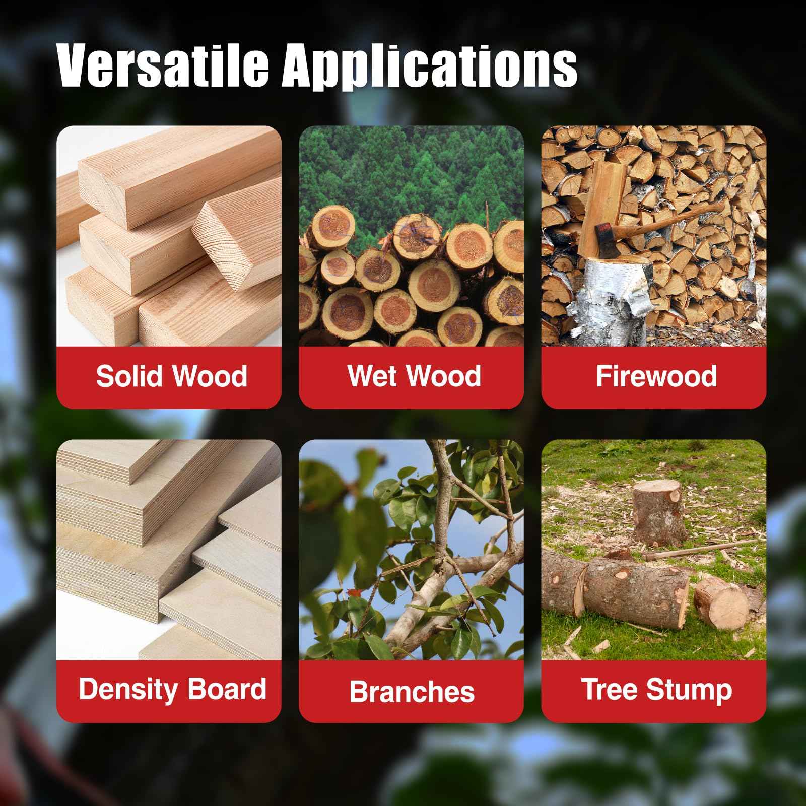 ANGELSWORD 15 Inch Arc Edge Reciprocating Saw Blade, 6TPI Wood Pruning Saw Blades for Tree Trimming, Wood Cutting, 3 Pack