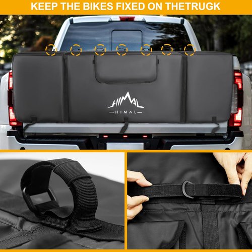Himal Outdoors Tailgate Pad - Mountain Bike Protection with Tool Pockets | Durable & Versatile