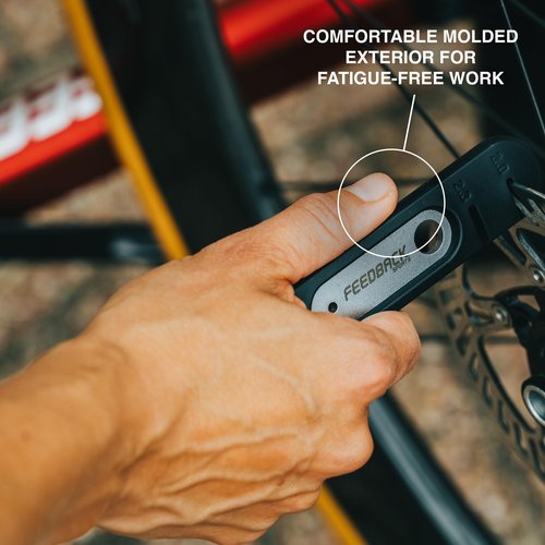 Feedback Sports | Bicycle Rotor Truing Fork 2.0 | Bicycle Disc Brake Rotor Straightening Tool | for Aligning Hydraulic and Mechanical Disc Brake Rotors