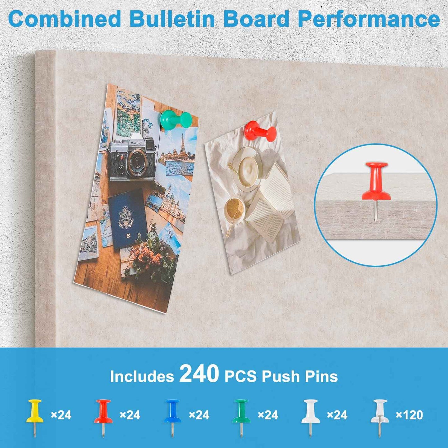 DOLLAR BOSS Felt Acoustic Panels 24-Pack 12''x 12'' High Density Soundproof Panels for Walls, Noise Reducing Sound Absorbing Tiles for Studio Recording Office Home Door Ceiling, Beige