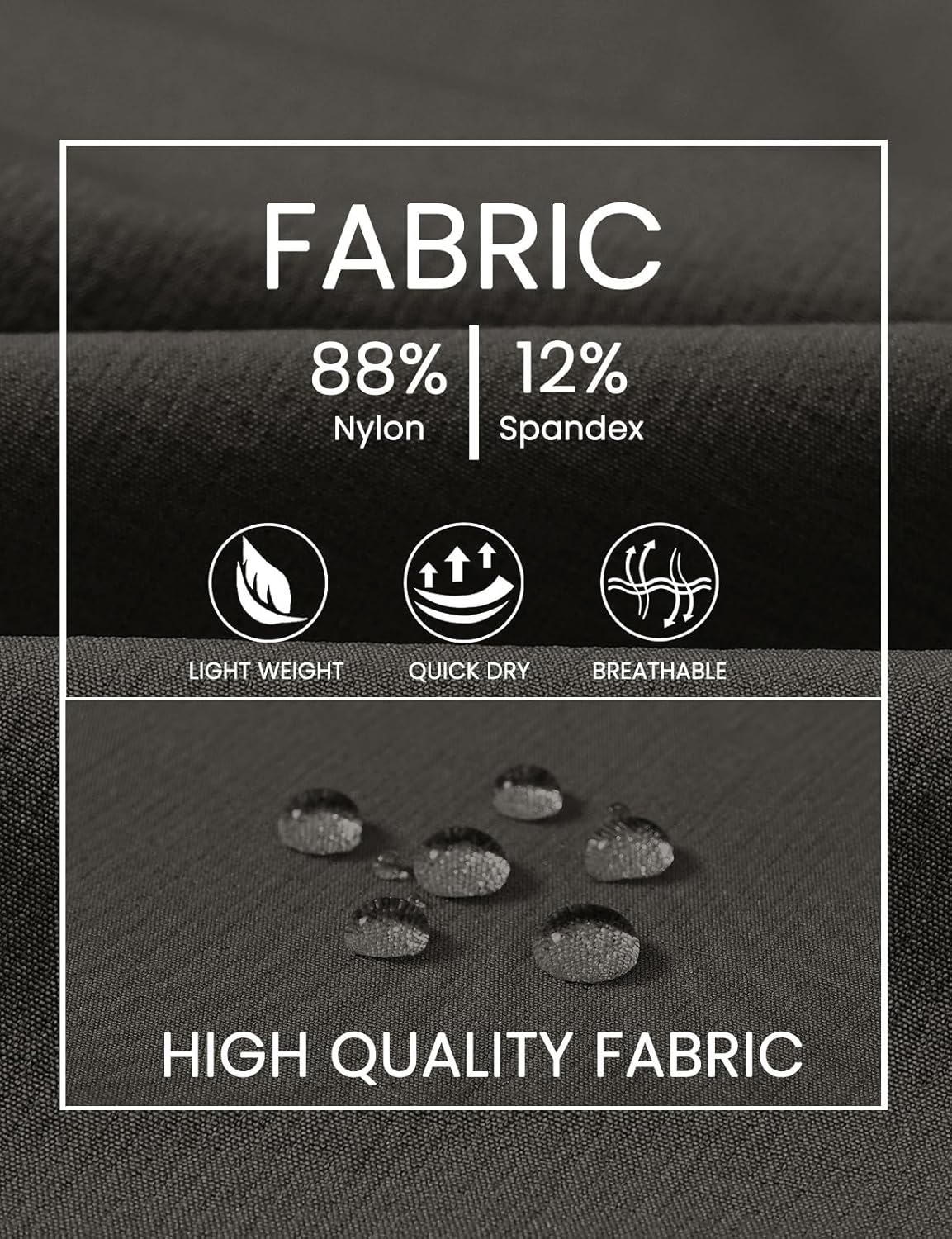 TBMPOY Men's Golf Shorts - Lightweight 9" Quick-Dry Cargo Shorts for Casual Outdoor Travel | 4 Pockets