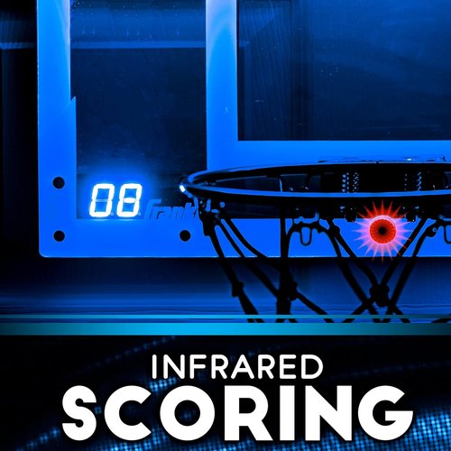 Franklin Sports Indoor LED Basketball Hoop - Over The Door Mini Set with Steel Rim, Ball & Pump