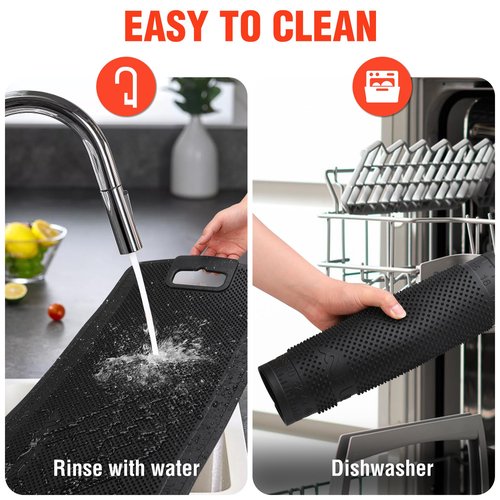 FLISSA Nonslip Fish Fillet Mat with Measuring Scale, 24"*13", Durable & Portable Fish Cleaning Mat for Easy Filleting, Large Fish Mat for Fish Cleaning and Cutting Board