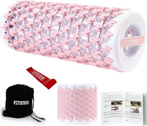 Collapsible Foam Roller - Portable 13-Inch Exercise & Recovery Tool | Pink Color