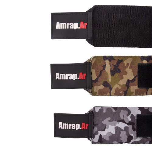 AMRAP.AR Weight Lifting Wrist Wraps for Weightlifting, Gym, Workout, Sports, Crossfit | Wrist Straps for Weightlifting Strong & Shock-absorbing | Ideal Gift for Men and Women | 18-inches Long
