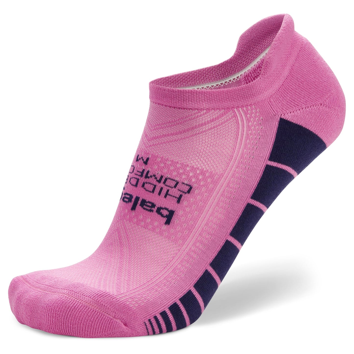Balega Hidden Comfort No-Show Running Socks for Men and Women (1 Pair), Pink, Medium