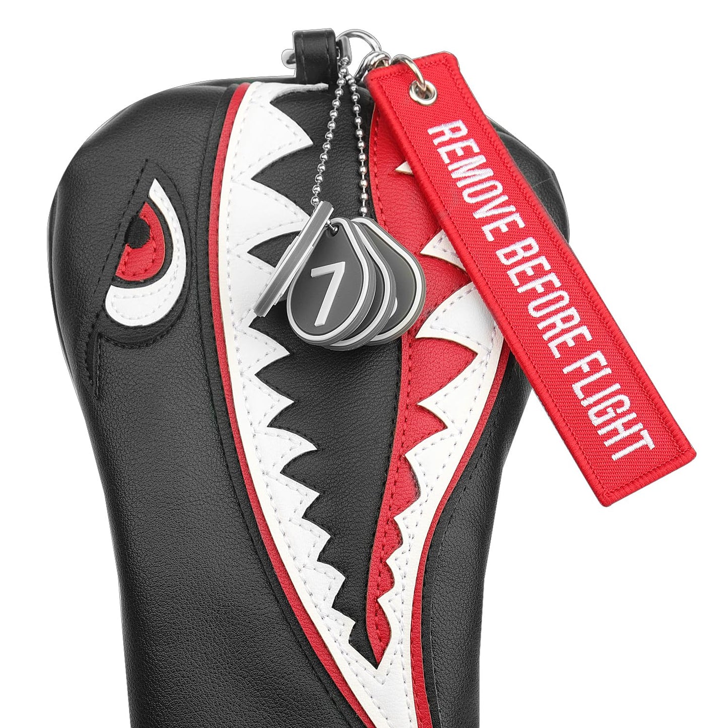 New Flying Tiger Warshark Golf Headcover for Golf Club Available for Driver/Fairway/Hybird (Hybird Cover)
