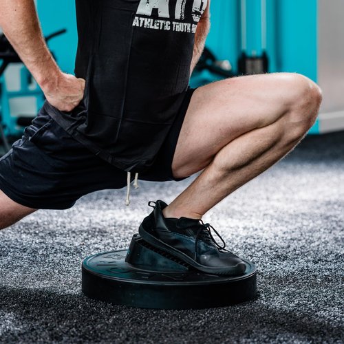 Knees Over Toes Guy ATG Buddies Squat Wedge Block for Heel Elevated Squat and ATG Split Squats with Carrying Case, Light Weight and Easy to Travel
