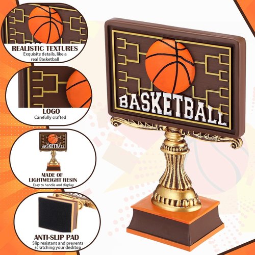March Madness Basketball Bracket Trophy - Fun Winner Award for Tournament Champions | Recognition Gift