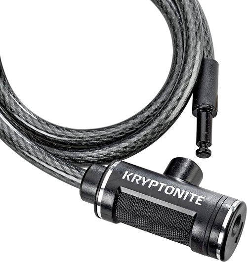 Kryptonite Bike Lock Cable - 6ft Braided Steel Anti-Theft Security Lock for Bicycles & Outdoor Gear