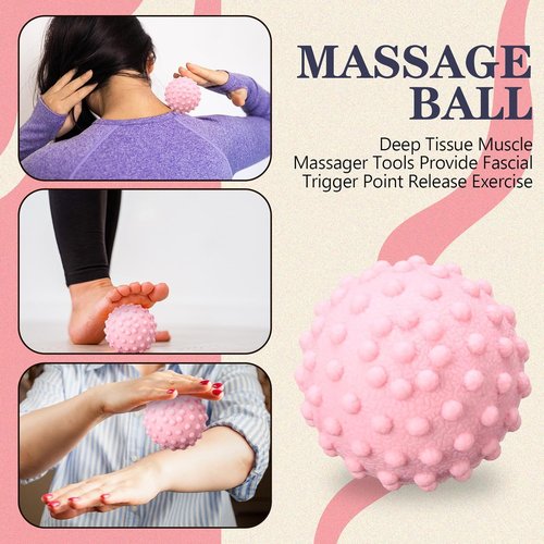 Arrowbash Yoga Wheel Set - 5 Pack Foam Rollers for Deep Tissue Massage & Back Pain Relief | Stretching Tools