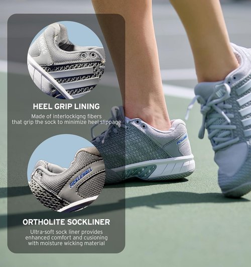 K-Swiss Women's Express Light Pickleball Shoes - Lightweight Comfort & Support | Ideal for All Levels