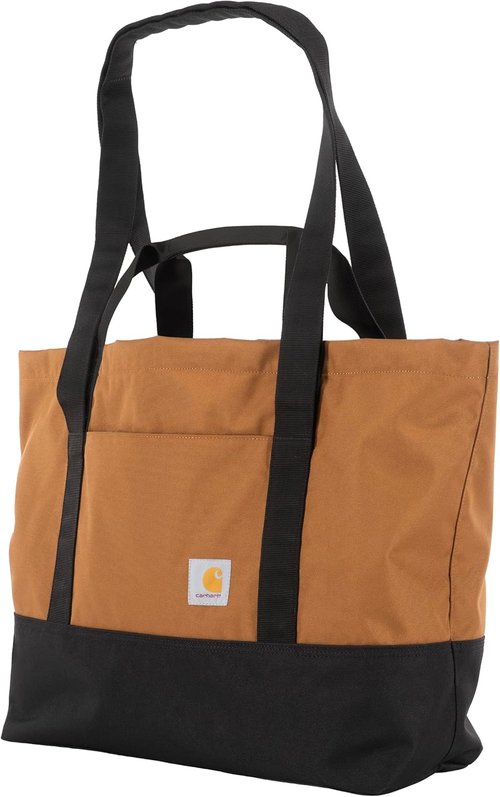 Carhartt Classic Vertical Tote Bag - Durable Water-Repellent Design with Hand & Shoulder Straps